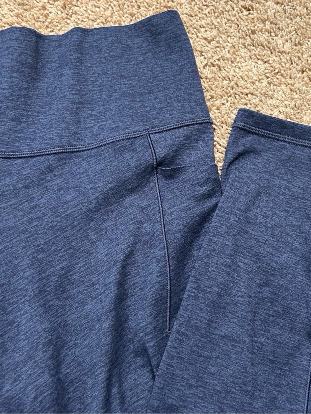 Athleta Salutation Stash II Textured Tights Large Thick Yoga Pilates lot of 2 - Picture 2 of 10